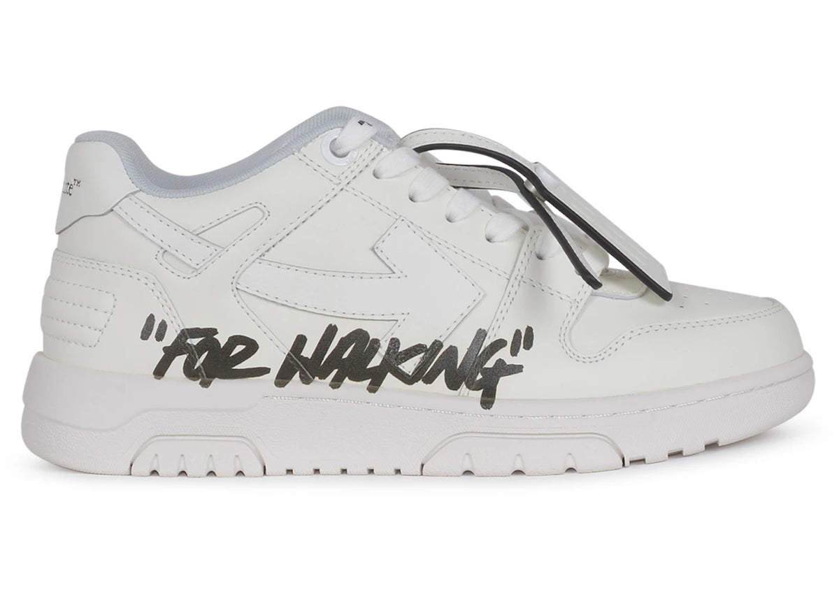 OFF-WHITE Out Of Office OOO For Walking White Black (Women's) - vue secondaire A