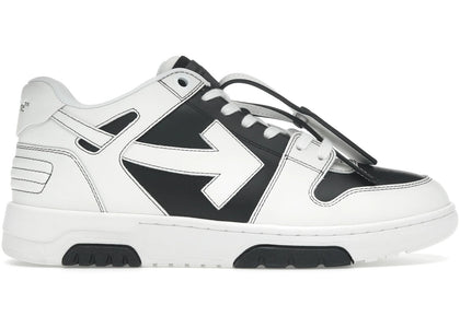 OFF-WHITE Out Of Office OOO Low Tops Black White - authentic OFF-WHITE sneakers
