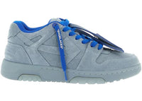 OFF-WHITE Out Of Office OOO Low Tops Blue Grey FW25