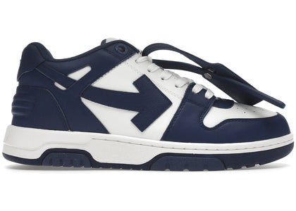 OFF-WHITE Out Of Office "OOO" Low Tops Dark Blue White - authentic OFF-WHITE sneakers