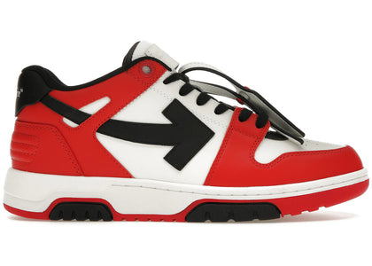 OFF-WHITE Out Of Office OOO Low Tops Red Black (2024) - authentic OFF-WHITE sneakers