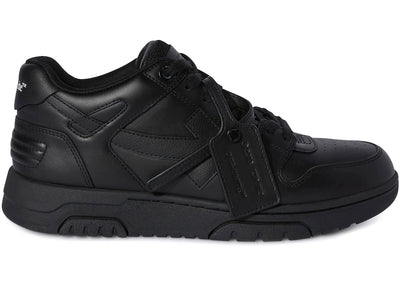 OFF-WHITE Out Of Office OOO Low Tops Triple Black
