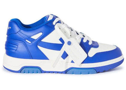 OFF-WHITE Out Of Office OOO Low Tops White Blue - authentic OFF-WHITE sneakers