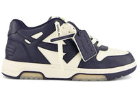 OFF-WHITE Out Of Office OOO Low Tops White Petrol