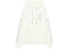OFF-WHITE Outline Double Arrow Skate Hoodie Bluewash - authentic OFF-WHITE apparel