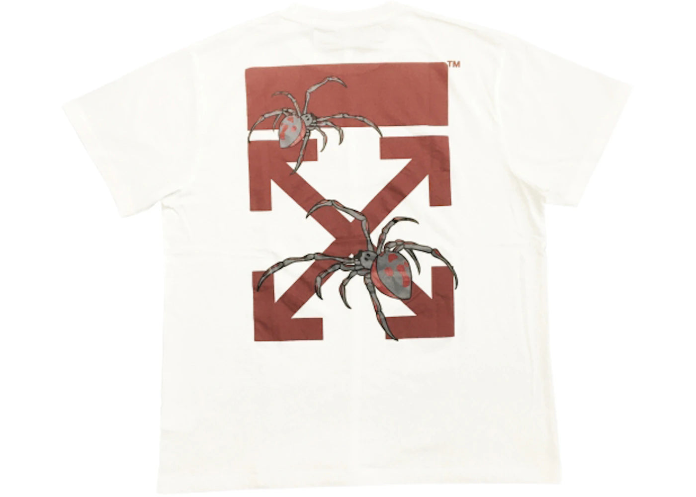 OFF-WHITE Oversized Fit Arachno Arrows T-Shirt White - vue secondaire B