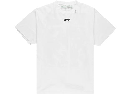 OFF-WHITE Oversized Fit Caravaggio Square T-Shirt White/Black - apparel view 2