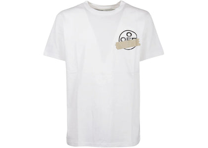 OFF-WHITE Slim Fit Tape Arrows T-Shirt White/Beige - authentic OFF-WHITE apparel
