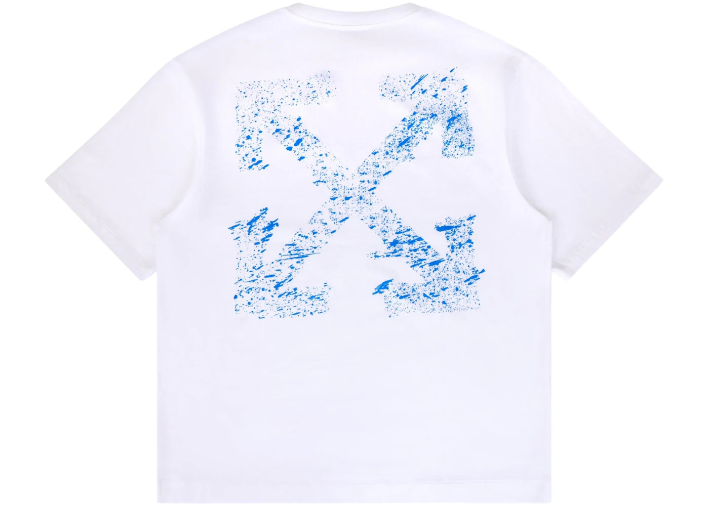 OFF-WHITE Paint Splatter Arrow Diag Skate Fit Tee White - vue secondaire A