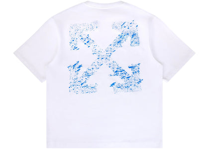 OFF-WHITE Paint Splatter Arrow Diag Skate Fit Tee White - product view 2