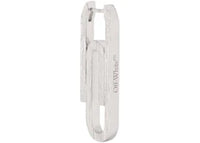OFF-WHITE Paperclip Mono Earring Silver