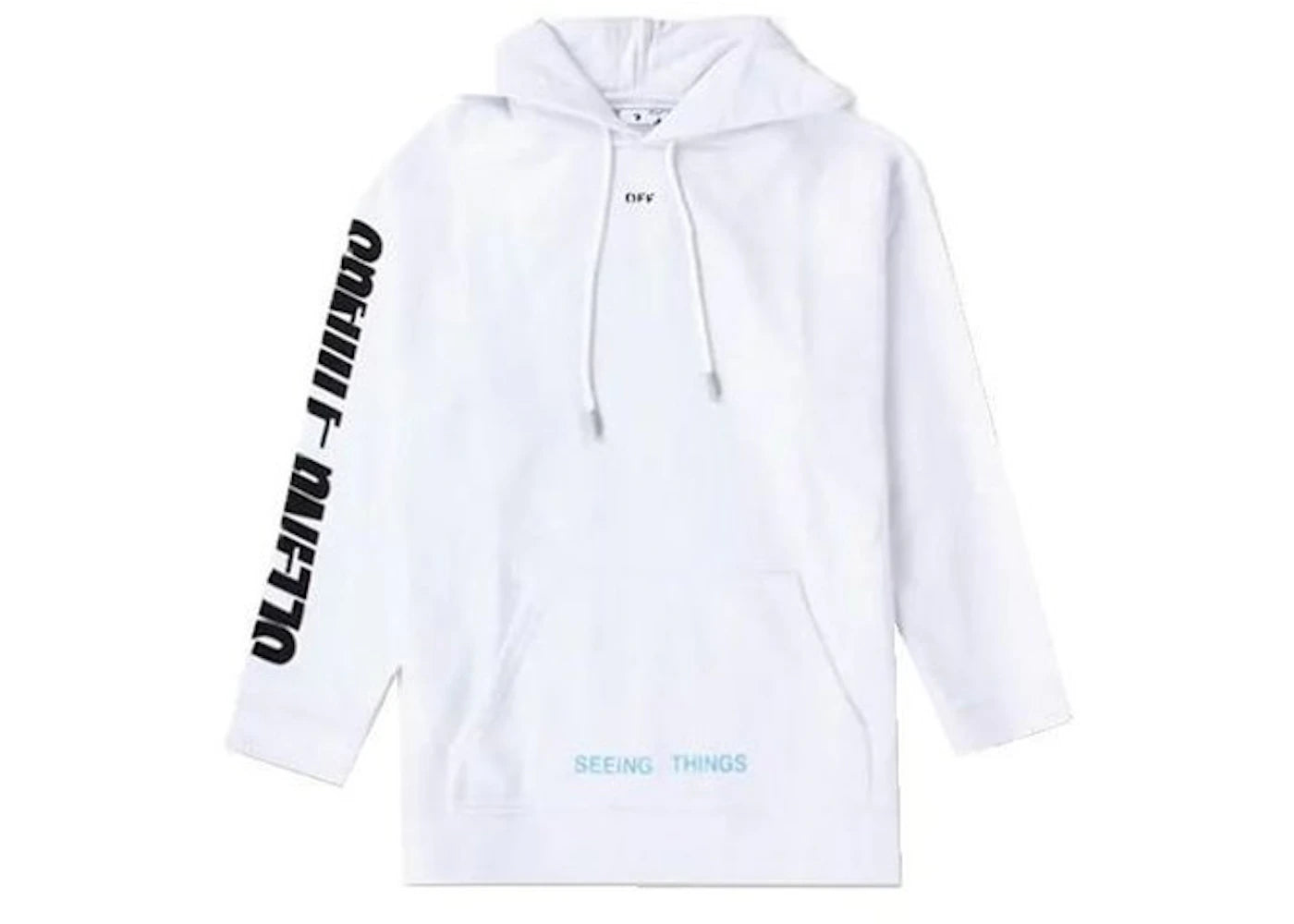 OFF-WHITE Photocopy Over Hoodie White - vue secondaire B