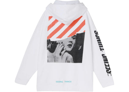 OFF-WHITE Photocopy Over Hoodie White - apparel view 2
