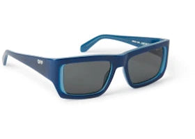 OFF-WHITE Prescott Sunglasses Blue/Dark Grey/Grey (OERI117S24PLA0014507-FR) - authentic OFF-WHITE product