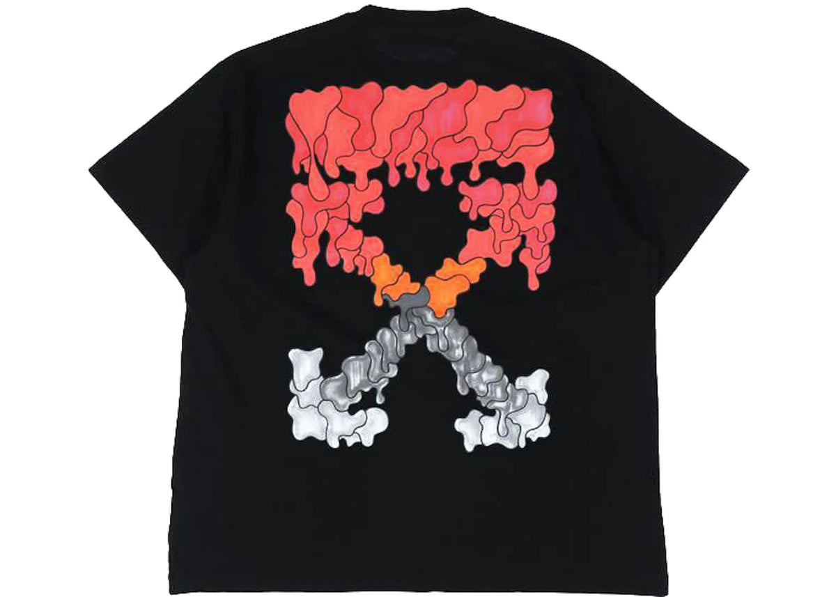 OFF-WHITE Red Marker S/S Over Tee Black/Red - vue secondaire B