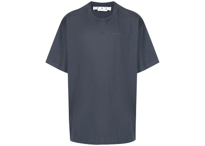 OFF-WHITE Rubber Diagonals Oversized T-Shirt Washed Black - authentic OFF-WHITE apparel