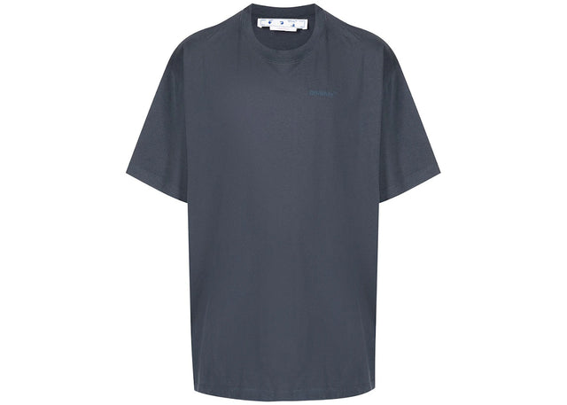 OFF-WHITE Rubber Diagonals Oversized T-Shirt Washed Black