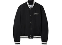 OFF-WHITE Script Cotgab Souvenir Varsity Jacket Black