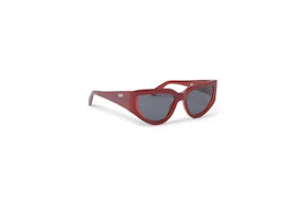 OFF-WHITE Seward Sunglasses Burgundy/Dark Grey/Grey (OERI116S24PLA0012807-FR) - authentic OFF-WHITE product