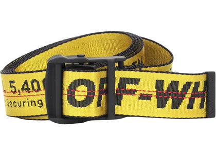 OFF-WHITE Short Industrial Belt Yellow/Black - authentic OFF-WHITE product