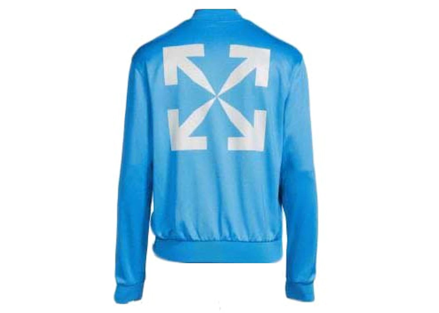 OFF-WHITE Single Arrow Slim Fit Track Jacket Cyan Blue - vue secondaire B