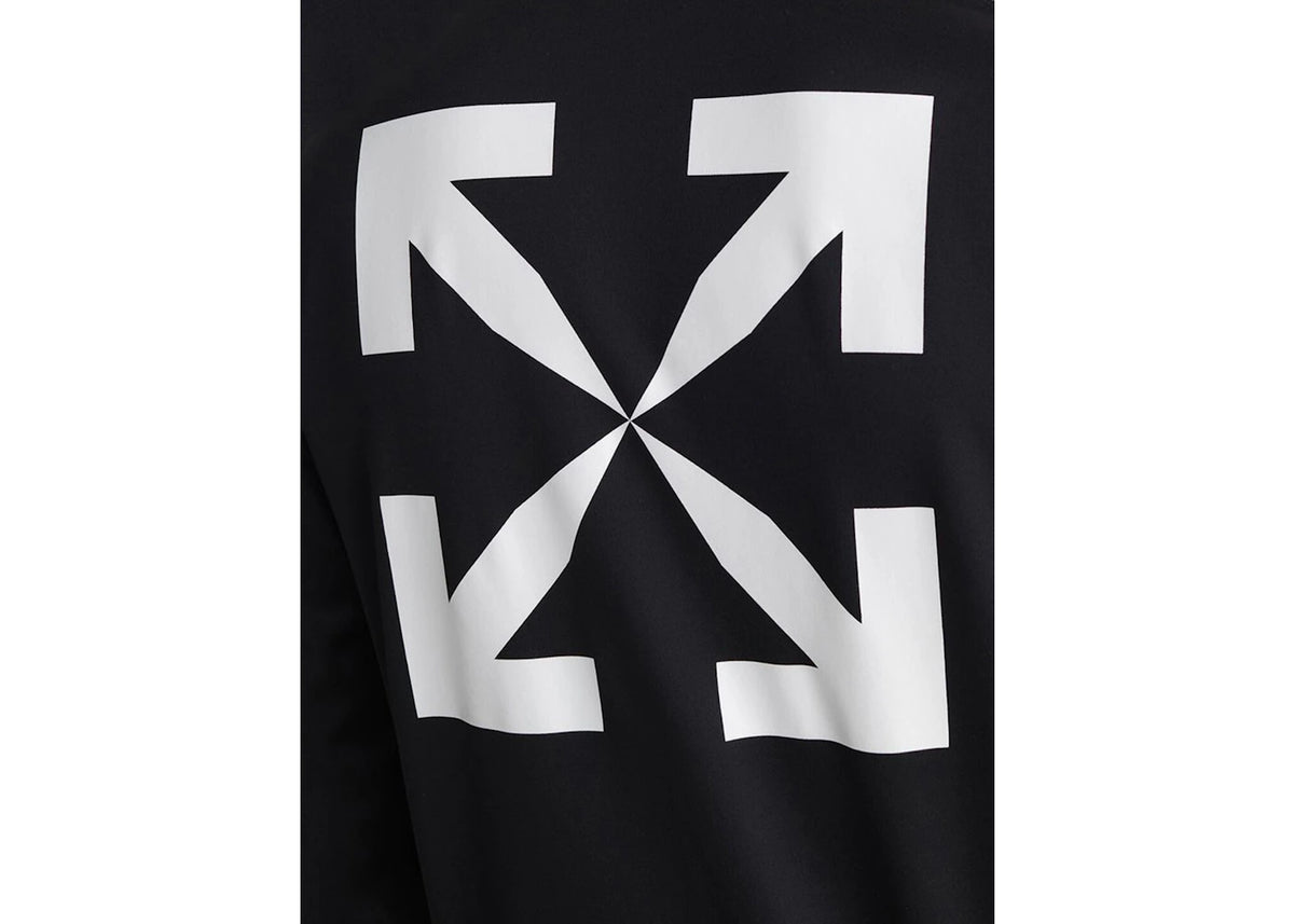 OFF-WHITE Single Arrow Slim Track Top Black/White - vue secondaire B