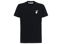 OFF-WHITE Slim Fit Marker Arrows T-shirt Black Fuchsia