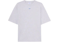 OFF-WHITE Stencil Arrow Skate Logo T-shirt Grey Melange/Nautical Blue