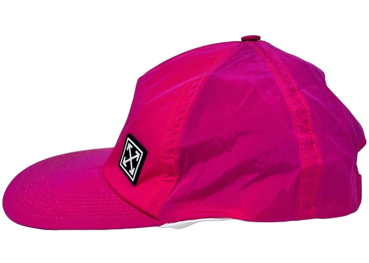 OFF-WHITE Stretch Basball Cap Fuchsia - vue secondaire B