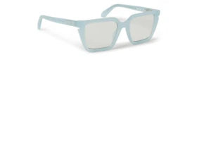 OFF-WHITE Style 52 Eyeglasses Light Blue/Clear Lens (OERJ052S24PLA0014000-FR) - vue 360