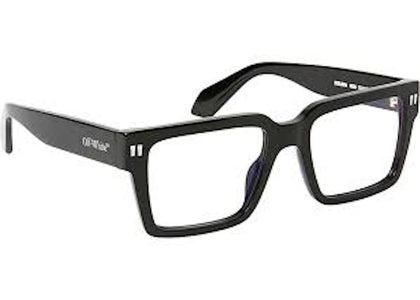 OFF-WHITE Style 54 Eyeglasses Black/Clear Lens (OERJ054S24PLA0011000-FR) - authentic OFF-WHITE product