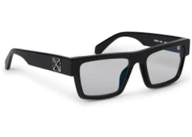 OFF-WHITE Style 61 Eyeglasses Black/Clear Lens (OERJ061S24PLA0011000-FR) - vue 360