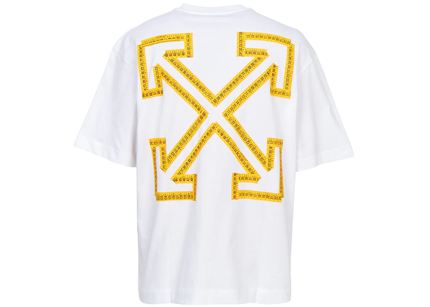 OFF-WHITE Tape Arrow Skate Short Sleeve T-shirt White - vue 360