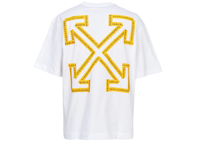 OFF-WHITE Tape Arrow Skate Short Sleeve T-shirt White