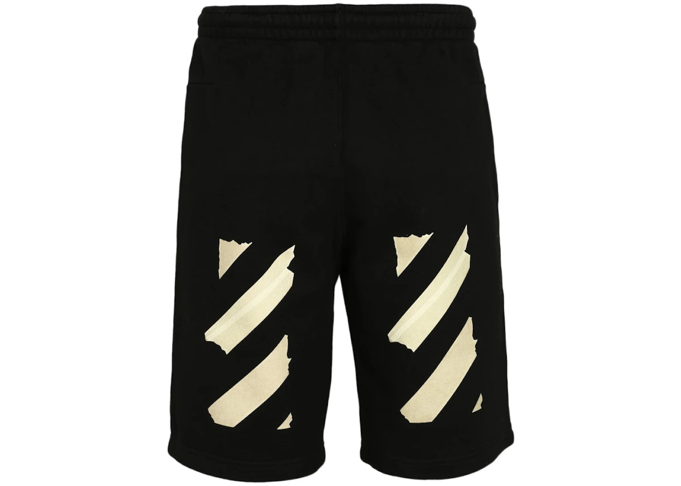 OFF-WHITE Tape Arrows Sweatshort Black/Beige - vue secondaire B