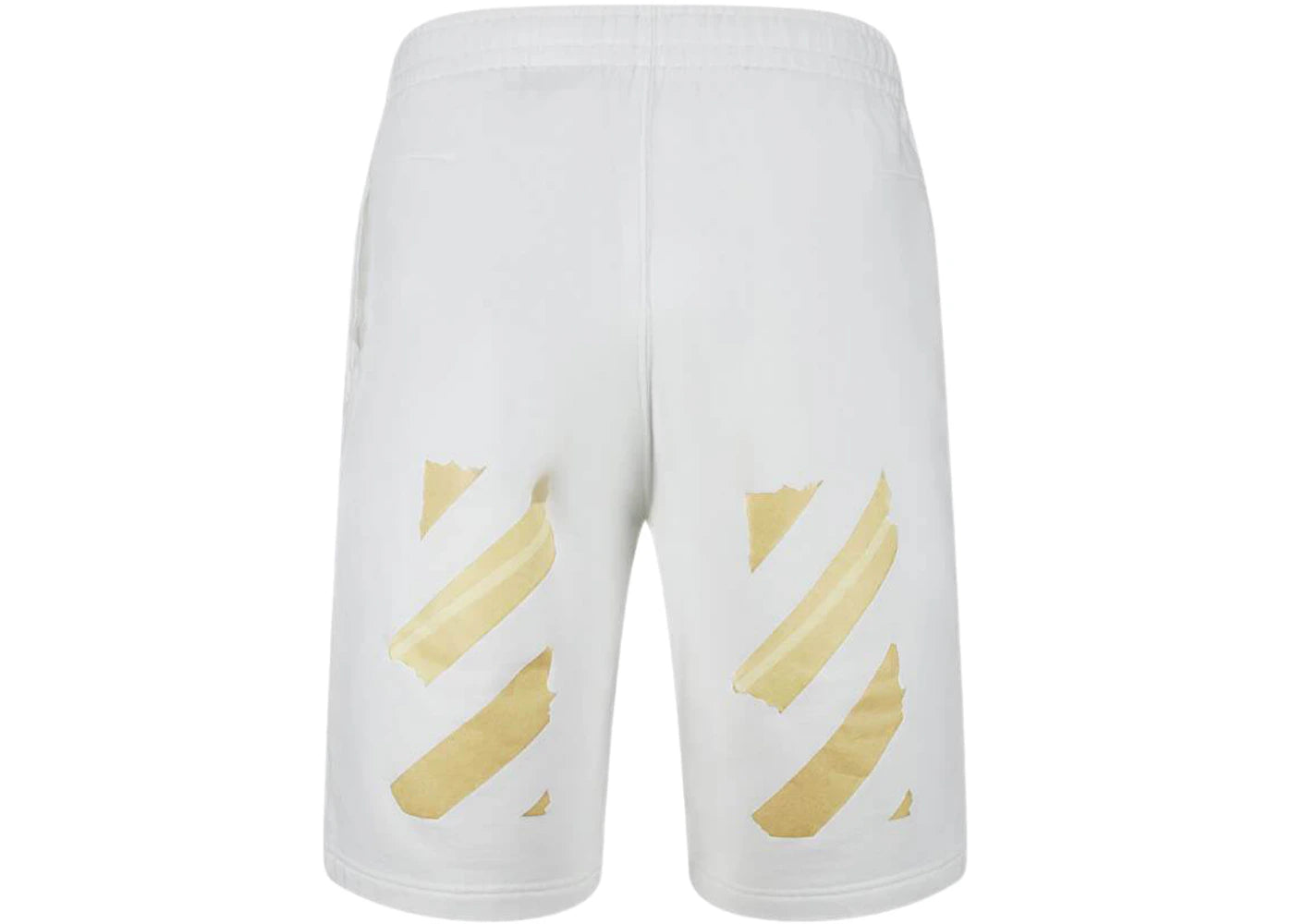 OFF-WHITE Tape Arrows Sweatshort White/Beige - vue secondaire B