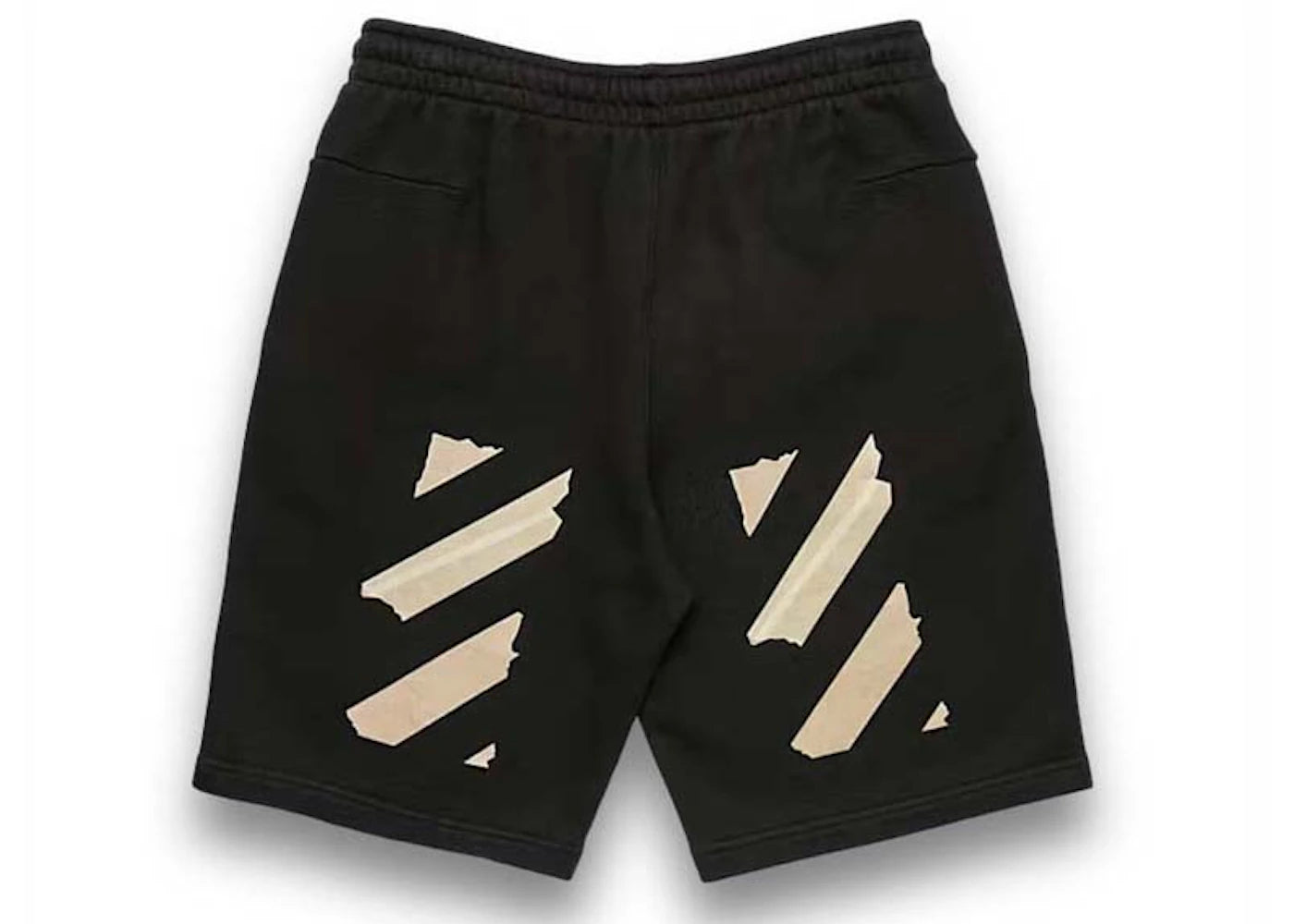 OFF-WHITE Tape Arrows Sweatshorts Black - vue secondaire B