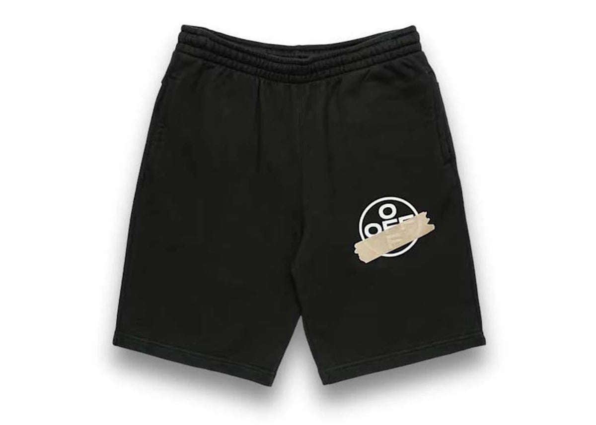 OFF-WHITE Tape Arrows Sweatshorts Black - vue 360