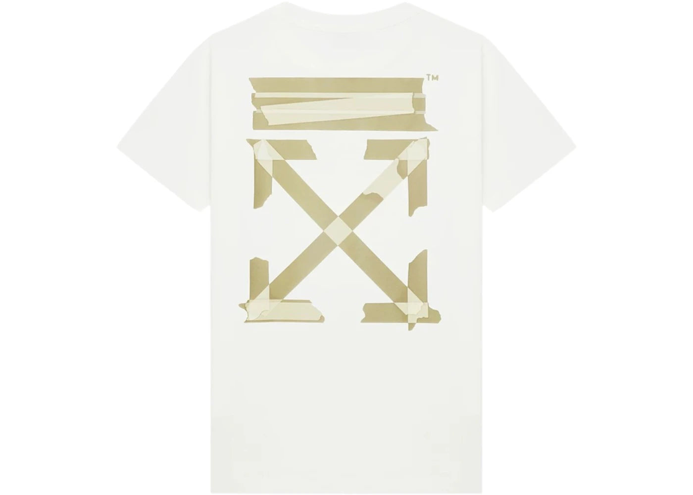 OFF-WHITE Tape Arrows T-shirt (SS26) White/Beige - vue secondaire B