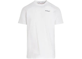 OFF-WHITE Text Logo Caravaggio Saint Jerome Writing Arrows Slim Fit T-Shirt White/Black