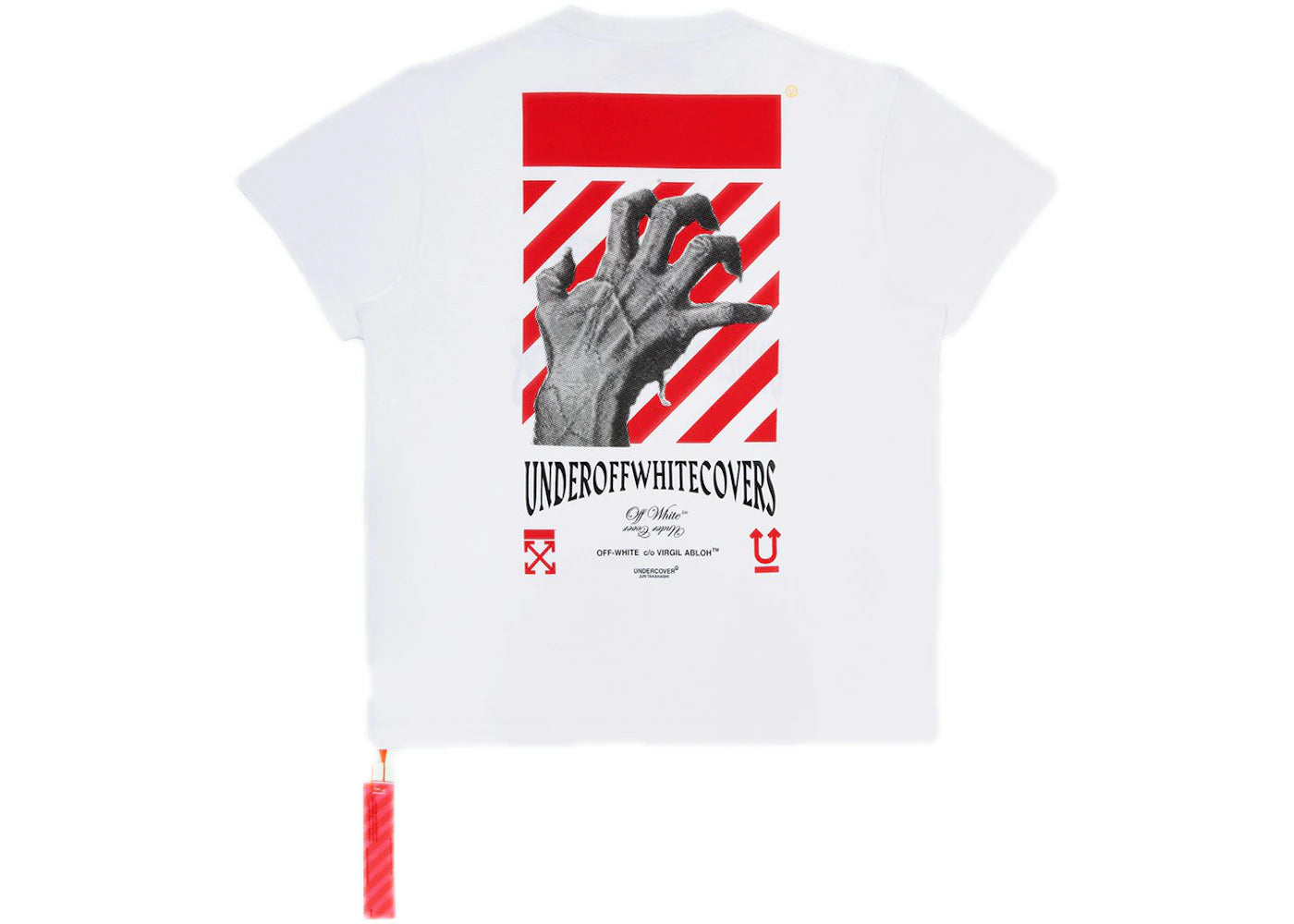OFF-WHITE Undercover Hand Dart T-Shirt White/Multicolor - vue secondaire B