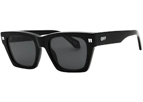 OFF-WHITE Valdez Sunglasses Black Dark Grey (OERI13XS25PLA0011007) - vue 360