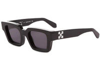 OFF-WHITE Virgil Square Frame Sonnenbrille Schwarz Weiß Grau (FW21) (OERI008Y21PLA0011007 / OERI008C99PLA0011007 / OERI008C99PLA0051007 / OERI008C99PLA0041007 )