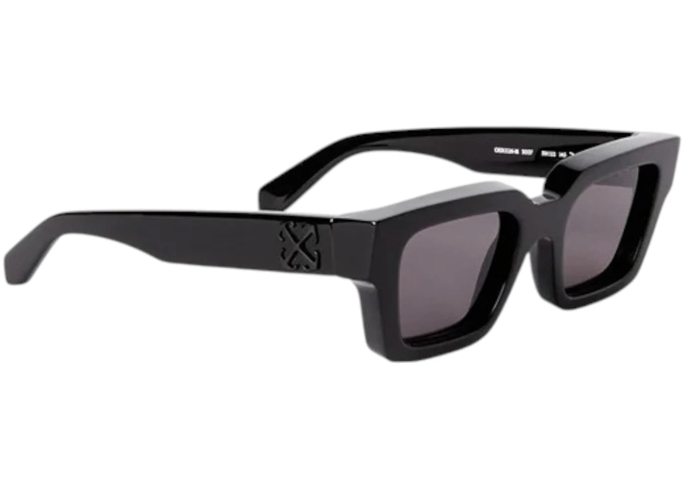 OFF-WHITE Virgil Sunglasses Black/Dark Grey (OERI126C99PLA0011307) - vue 360