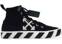 OFF-WHITE Vulc Mid Canvas Schwarz Weiß