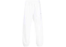 OFF-WHITE Wave Outl Diag Slim Sweatpants White