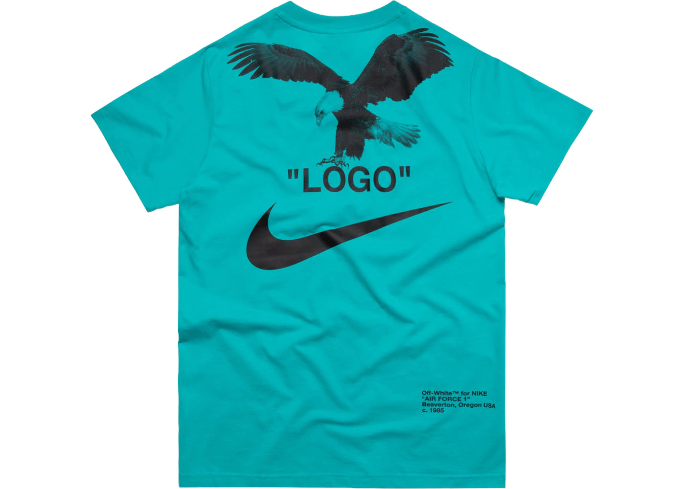 OFF-WHITE x Nike NRG A6 Tee Retro Blue - vue secondaire B