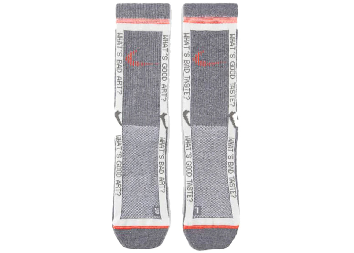 OFF-WHITE x Nike Socks Grey/Orange - vue secondaire B
