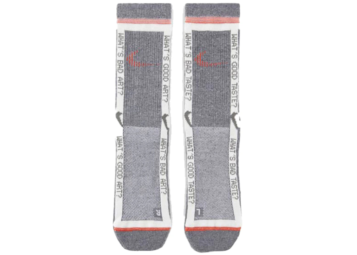 OFF-WHITE x Nike Socks Grey/Orange - vue 360