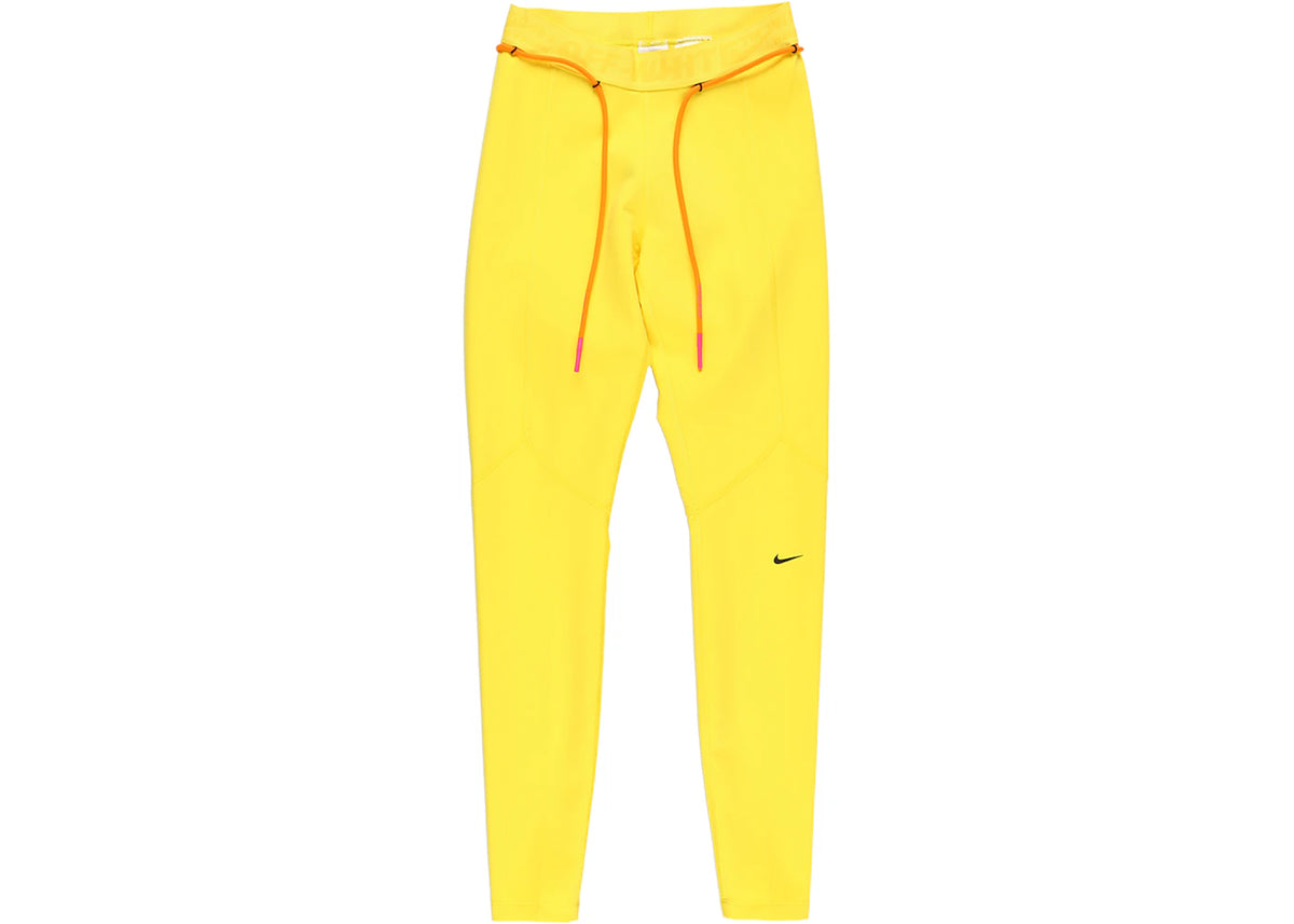 OFF-WHITE x Nike Women's Running Tight Yellow - vue 360